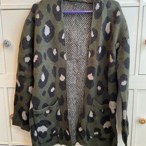 Cute animal print cardigan